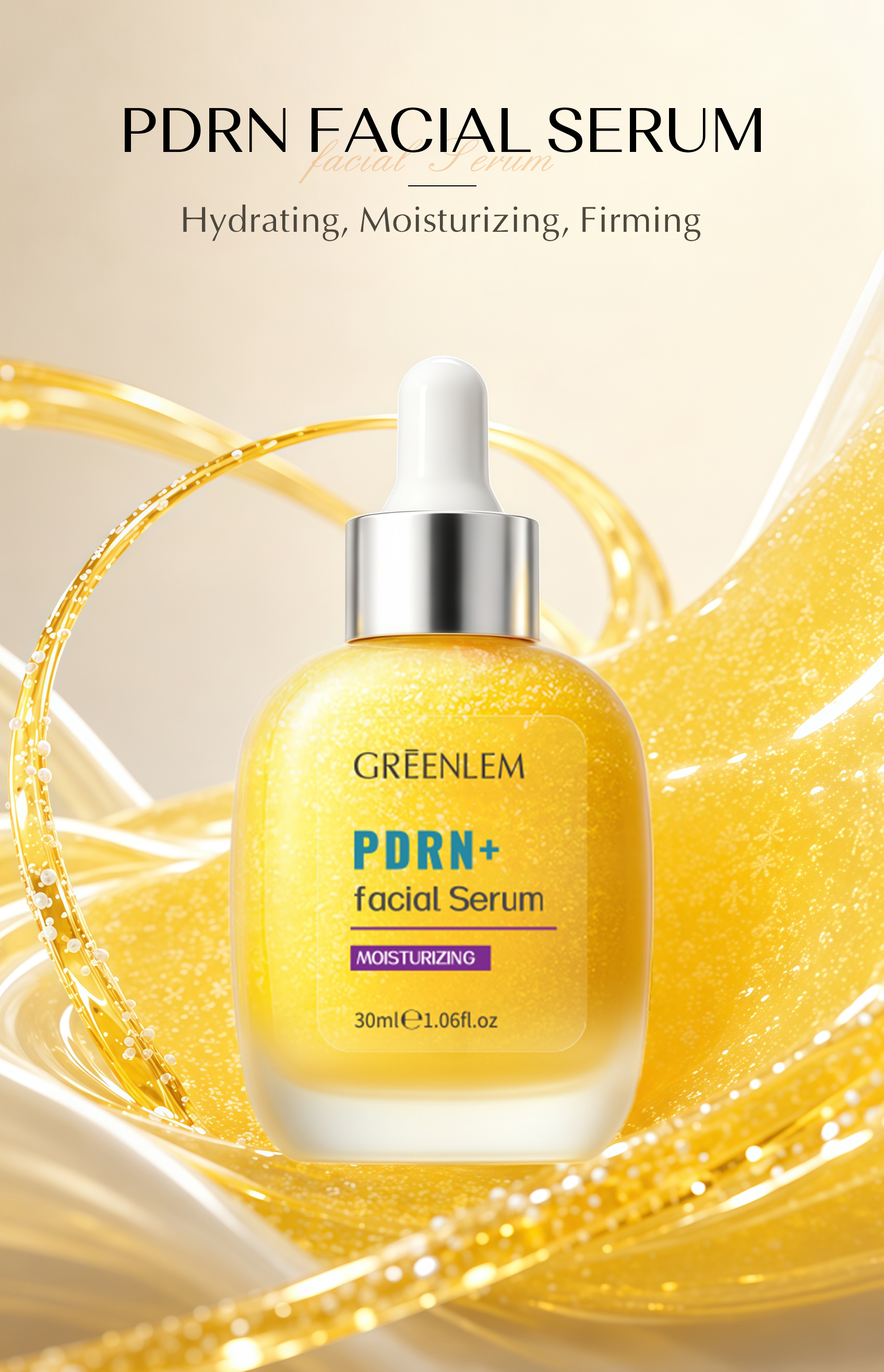 PDRN Facial Serum Repair Dryness Lifting Firming Skin OEM ODM(pic1)