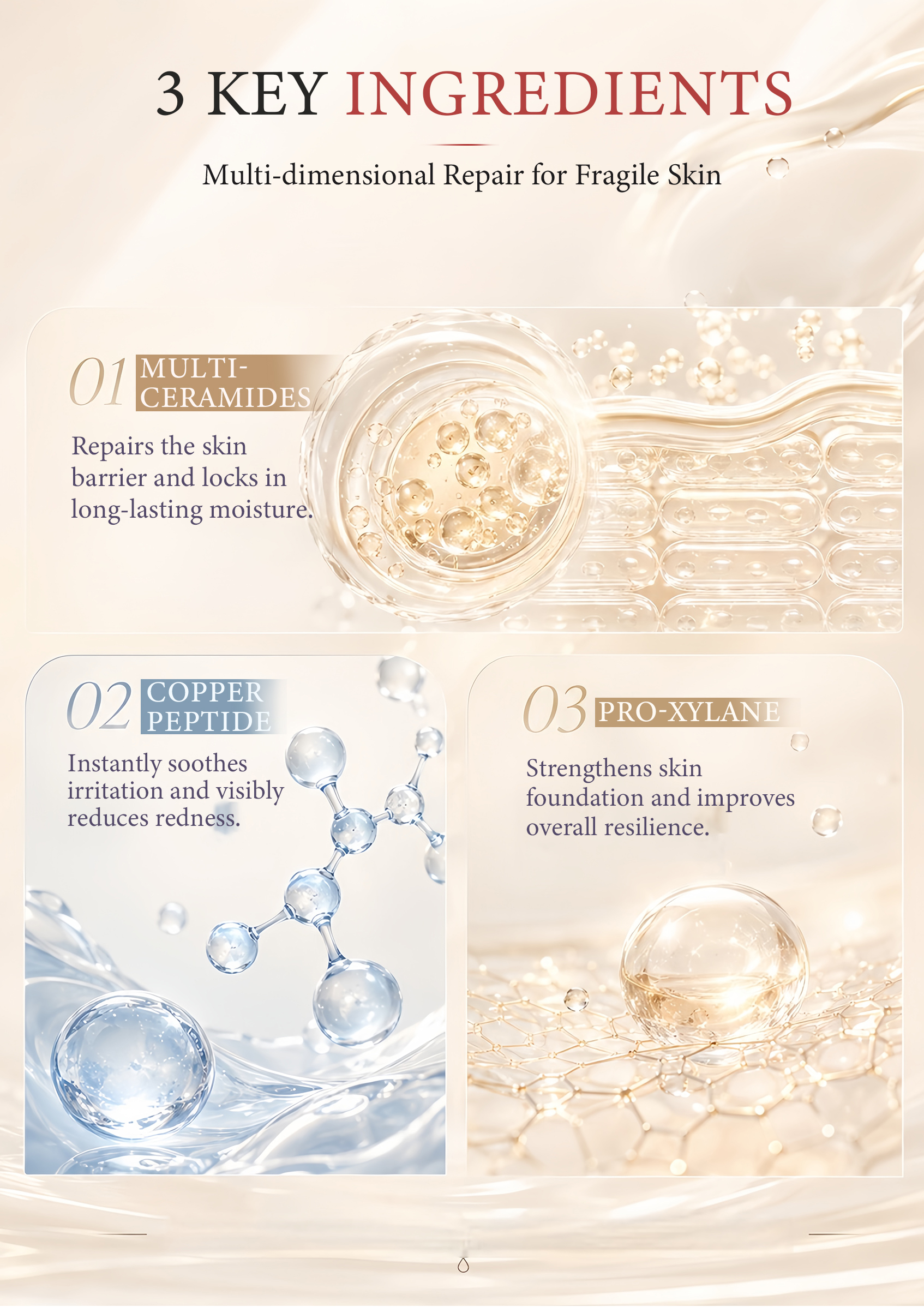 Ceramide Essence Soothing Serum OEM ODM(pic4)