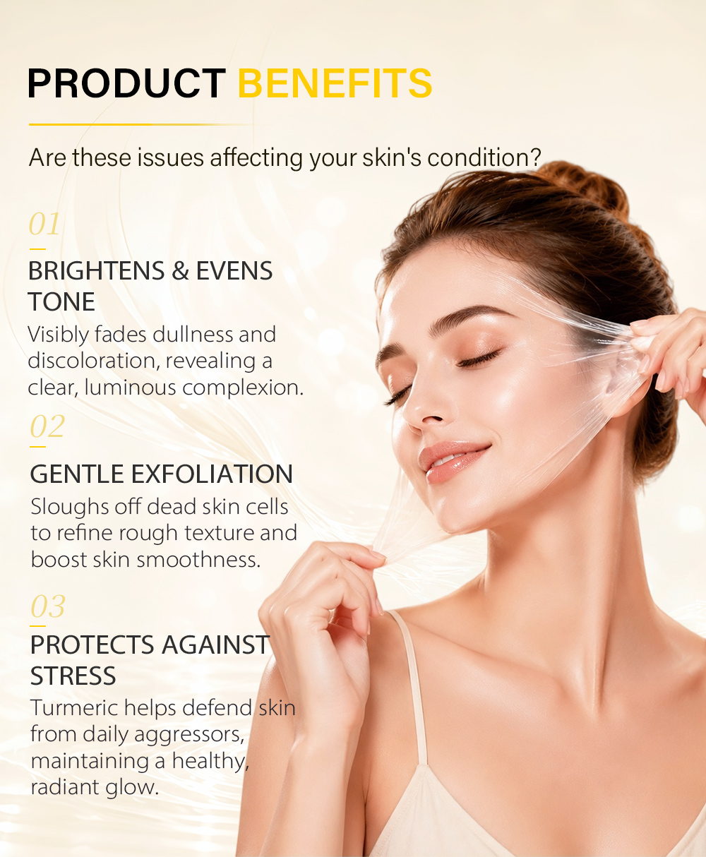 Kojic Acid and Turmeric Exfoliating Facialmasks OEM ODM(pic3)