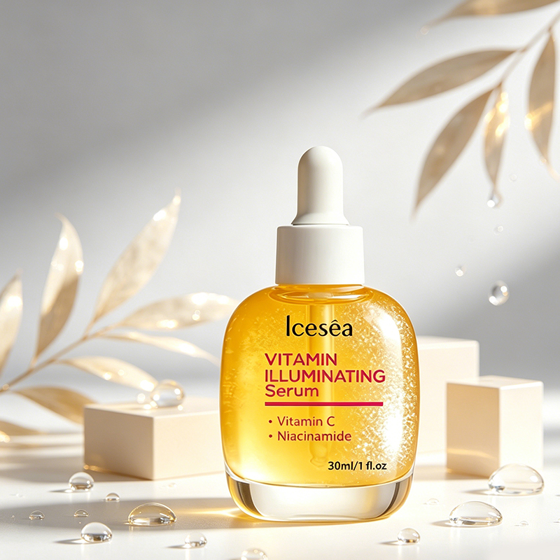 Private Label Vitamin C Illuminating Serum Niacinamide Brightening Dark Spots Anti Aging Hydrating for All Skin Types OEM(pic4)