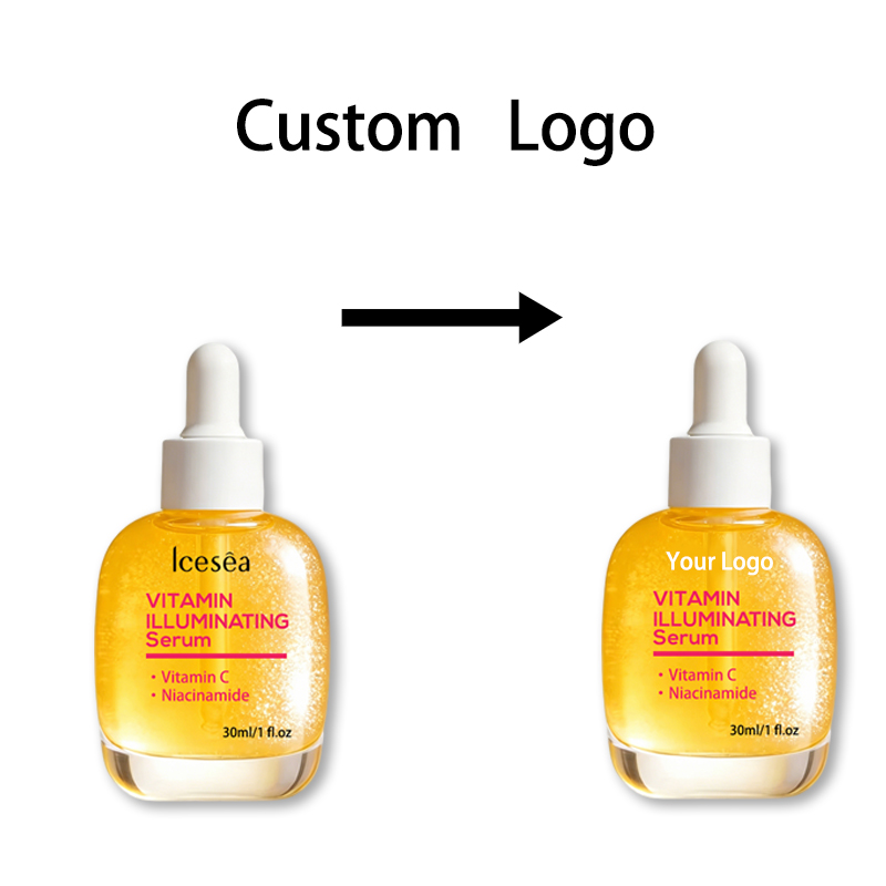 Private Label Vitamin C Illuminating Serum Niacinamide Brightening Dark Spots Anti Aging Hydrating for All Skin Types OEM(pic6)