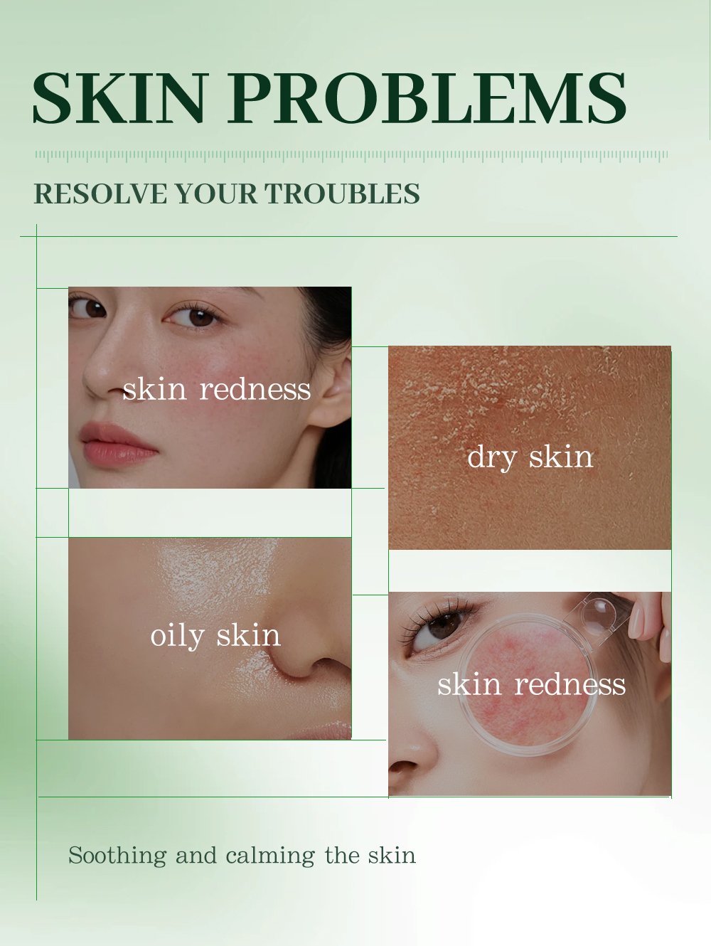 Factory Custom GREENLEM Intensive Soothing Mask Repairing Hydrating OEM(pic2)