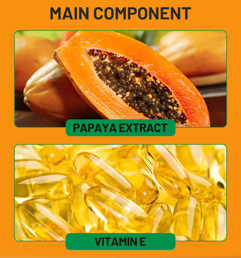 Icesea Moisturizing Day Use Skin Brightening Face Cream with Papaya Extract and Vitamin E OEM/ODM(pic4)
