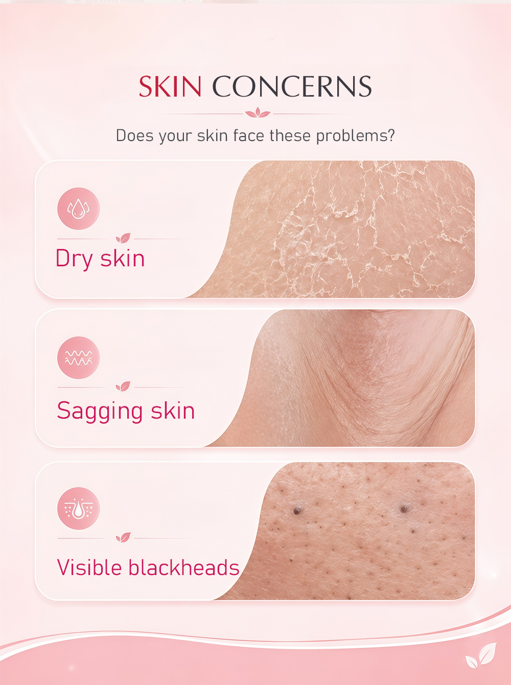 Private Label Niacinamide Hydrolyzed Collagen Strawberry Face Mask Brightening Anti Aging Hydrating OEM(pic2)