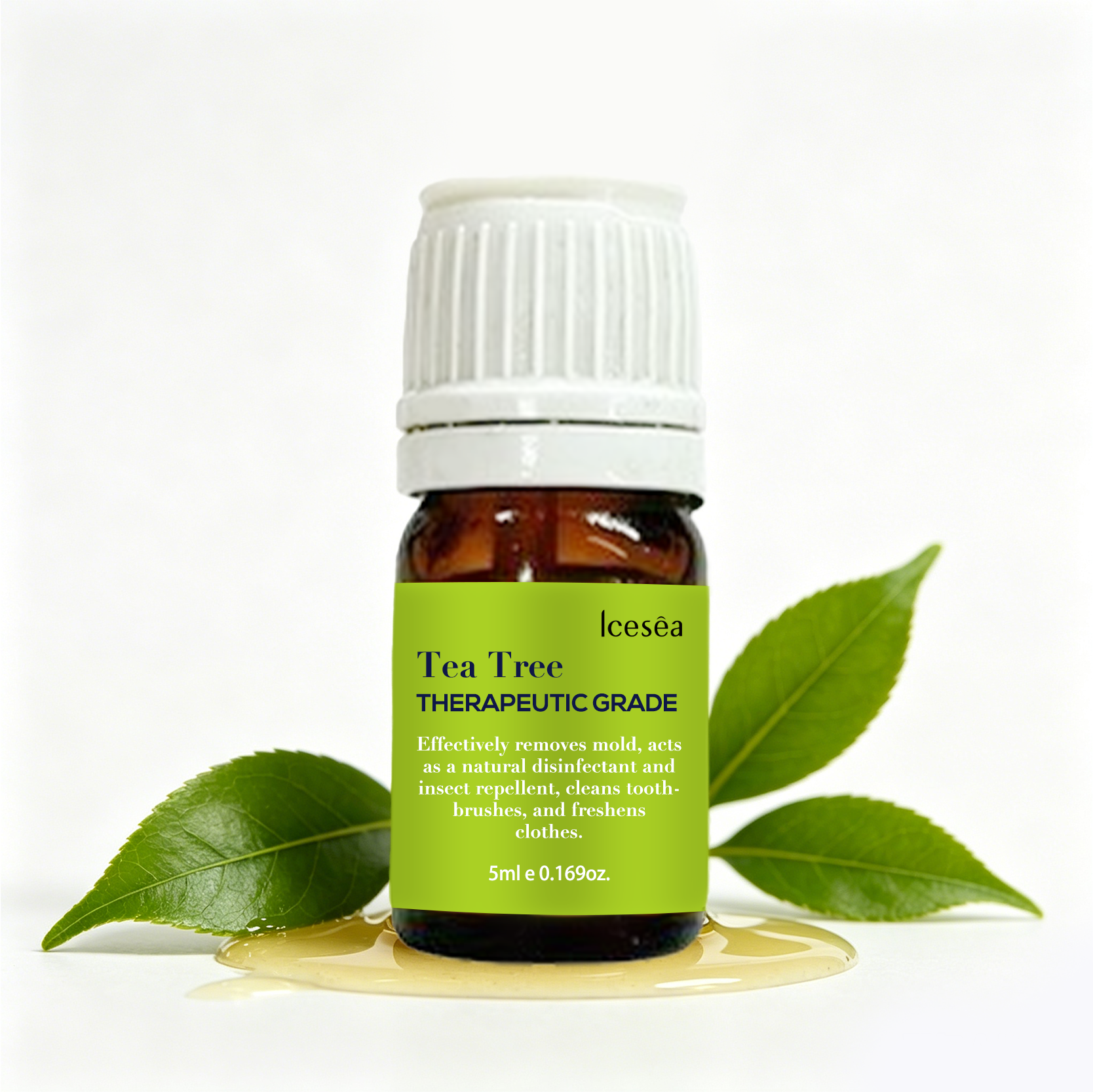 Icesea Pure Essential Oil Tea Tree 100% Pure Antibacterial OEM/ODM(pic5)