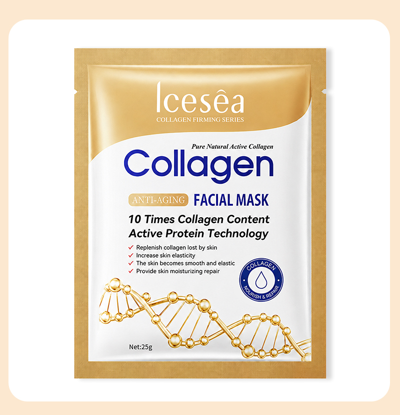 Icesea Private Label Skin Firming Hydration Wrinkle Professional Skincare Anti-Aging Moisturizing Collagen Facial(pic6)
