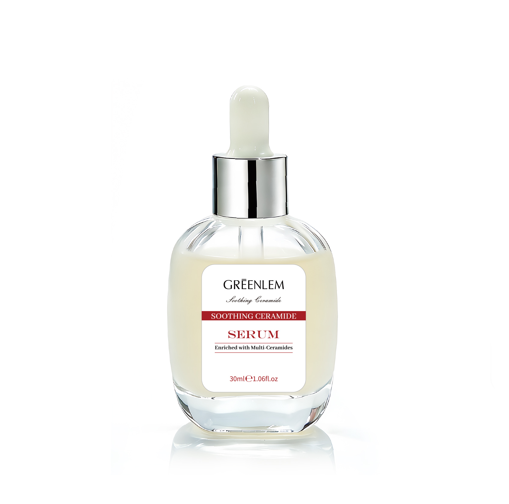 OEM ODM Ceramide Barrier Repair Serum Gentle Soothing Relieve Facial Redness Hydrating Sensitive Skin Facial Essence 30ml(pic5)