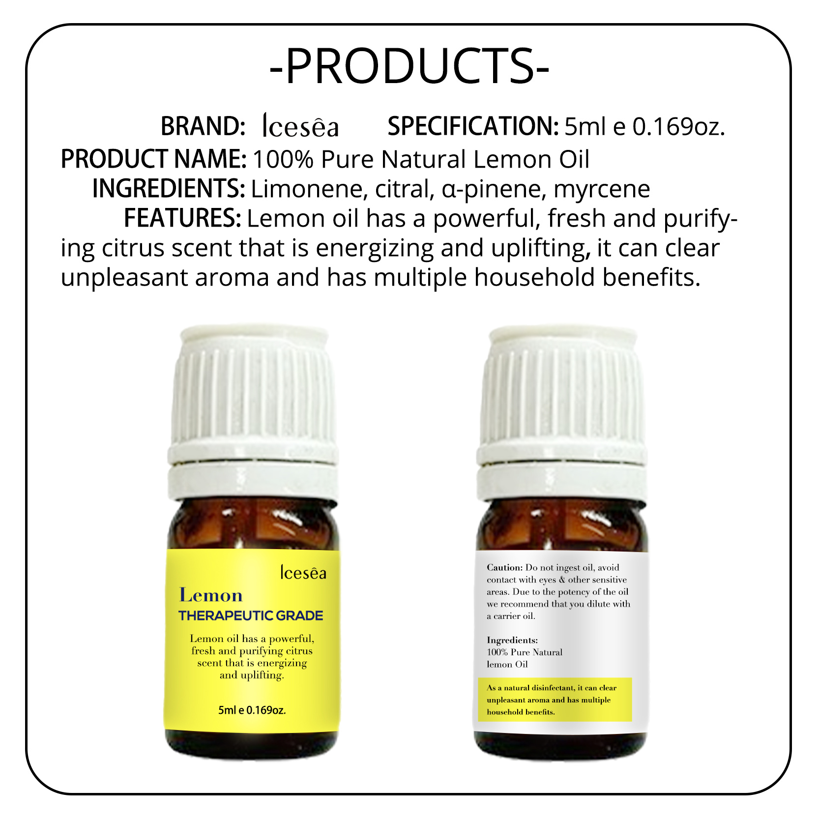 Private Label Lemon Essential Oil 100% Pure Natural Limonene Citral Aromatherapy Diffuser Skin Care OEM(pic6)