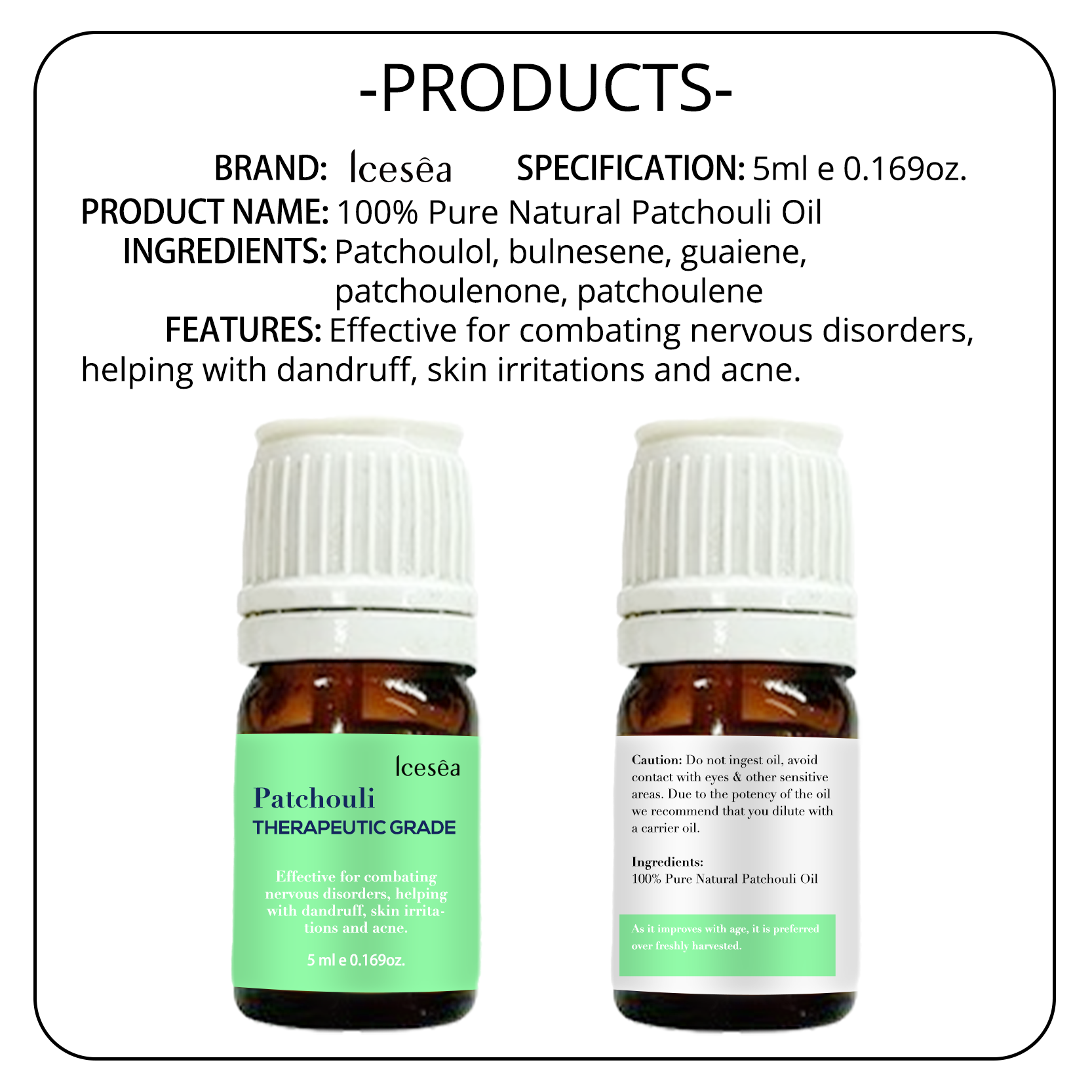 Private Label Patchouli Essential Oil 100% Pure Natural Patchouli Alcohol Bulnesene Aromatherapy Skin Care OEM(pic6)