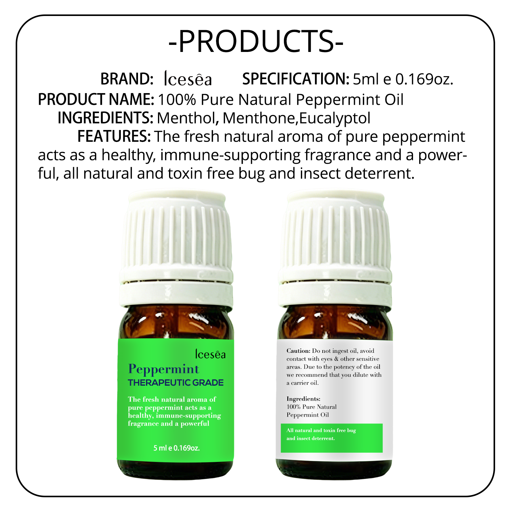 Private Label Peppermint Essential Oil 100% Pure Natural Menthol Menthone Aromatherapy Skin Care OEM(pic6)