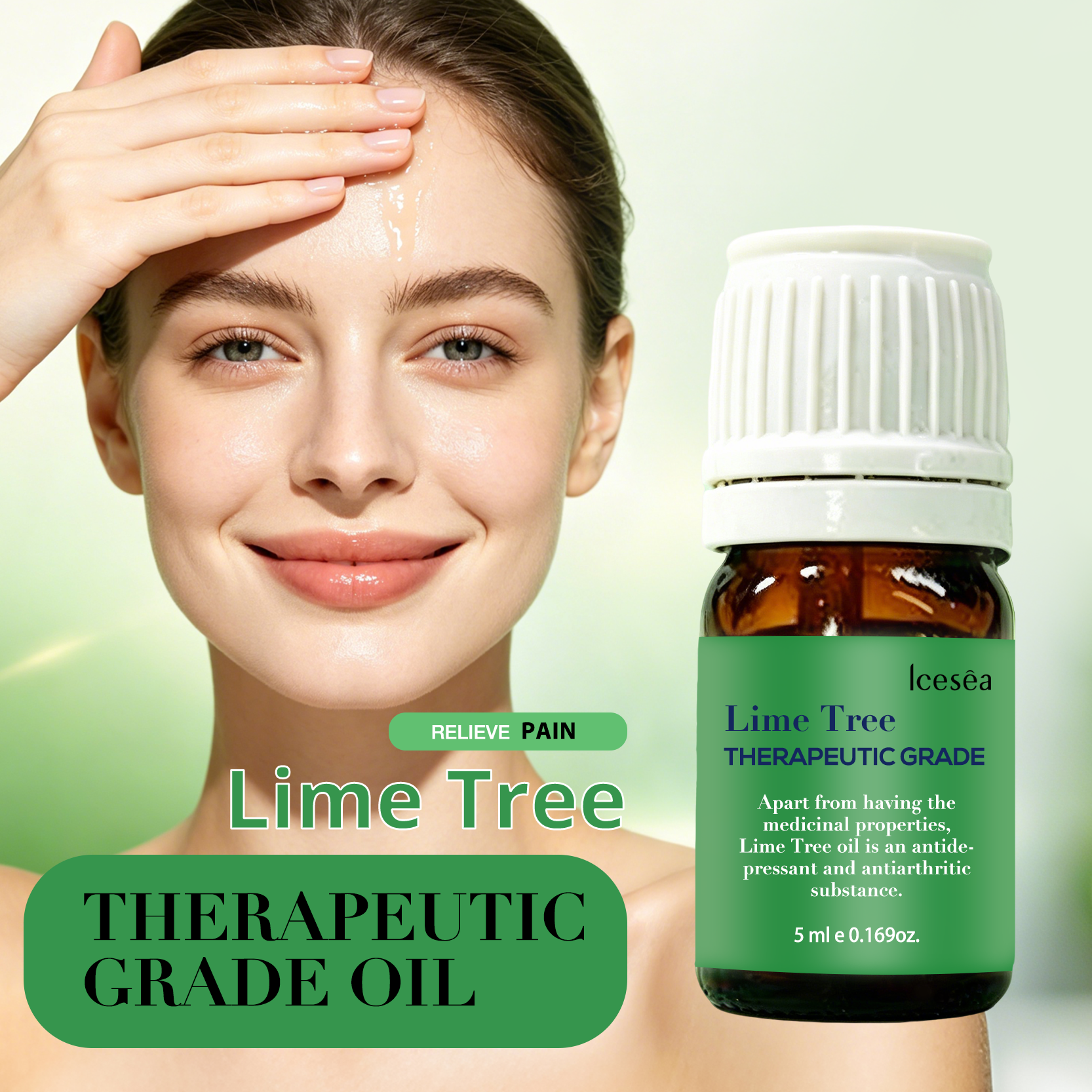 Icesea Pure Essential Oil-Floral Scent for All Skin Types Pain Relief & Relaxation OEM/ODM(pic1)
