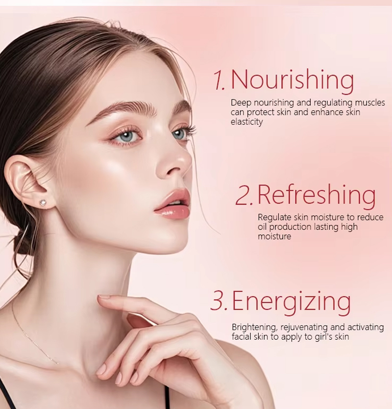 OEM Bio Collagen Hydrogel Facemask Trehalose Rose Water Anti Wrinkle Firming Plumping for Dry Skin Private Label(pic3)